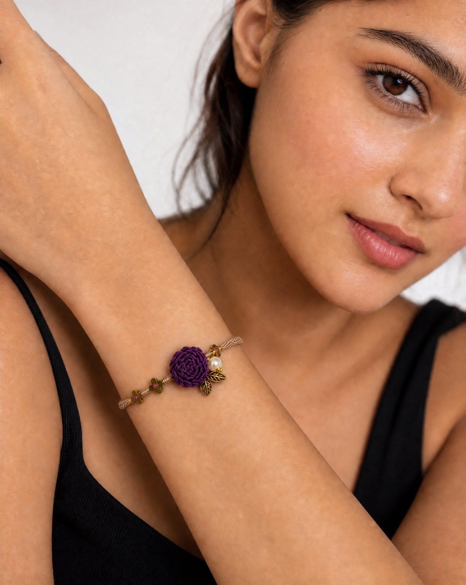 Rose Crochet Lumba worn — styled for brothers