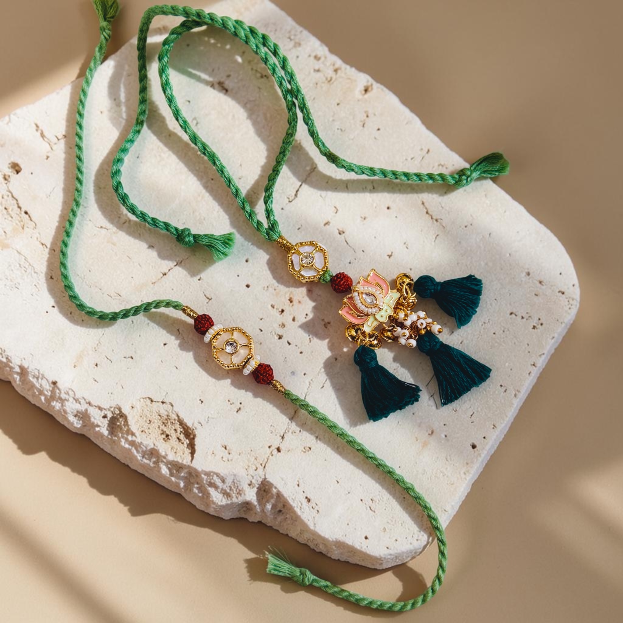 Royal Heritage Kundan on a festive background