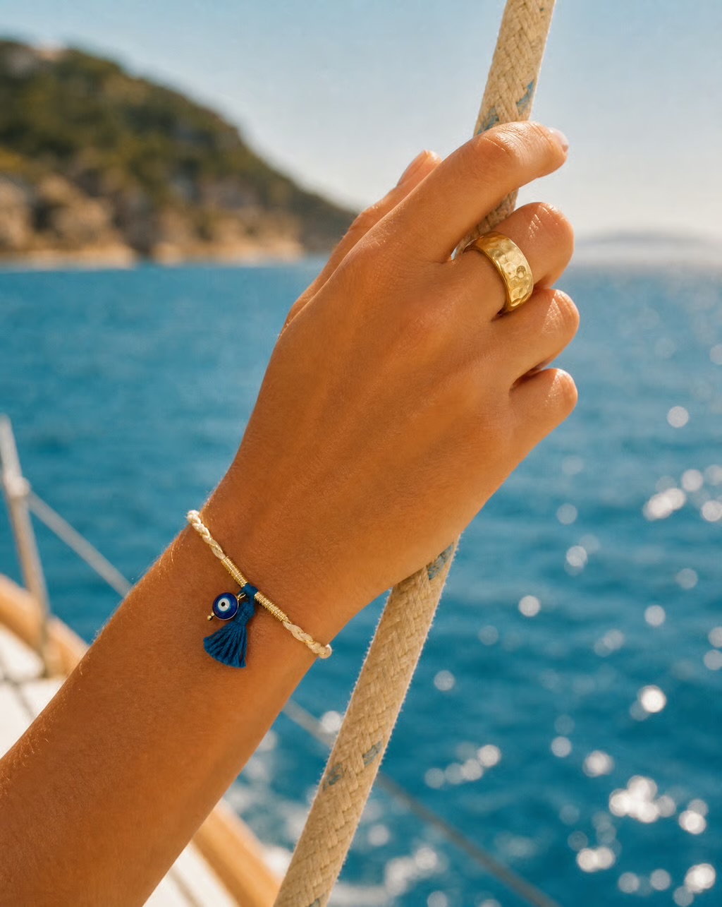 Evil Eye Tassel — By the Aegean
